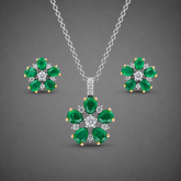 Emerald Fleur Set