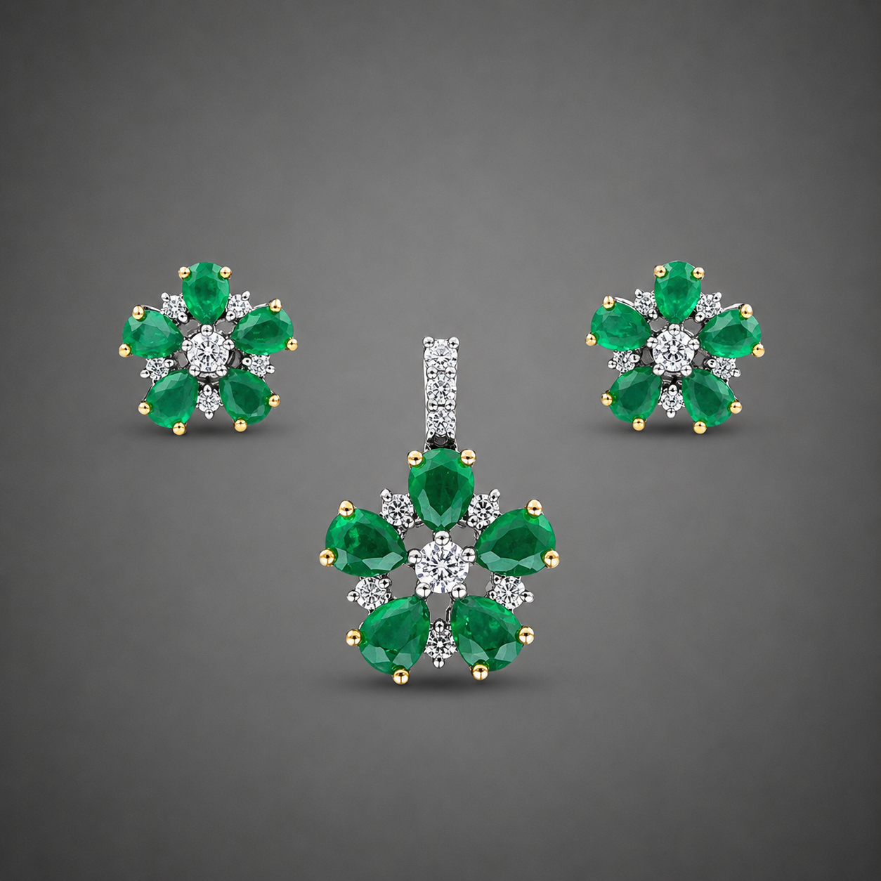 Emerald Fleur Set