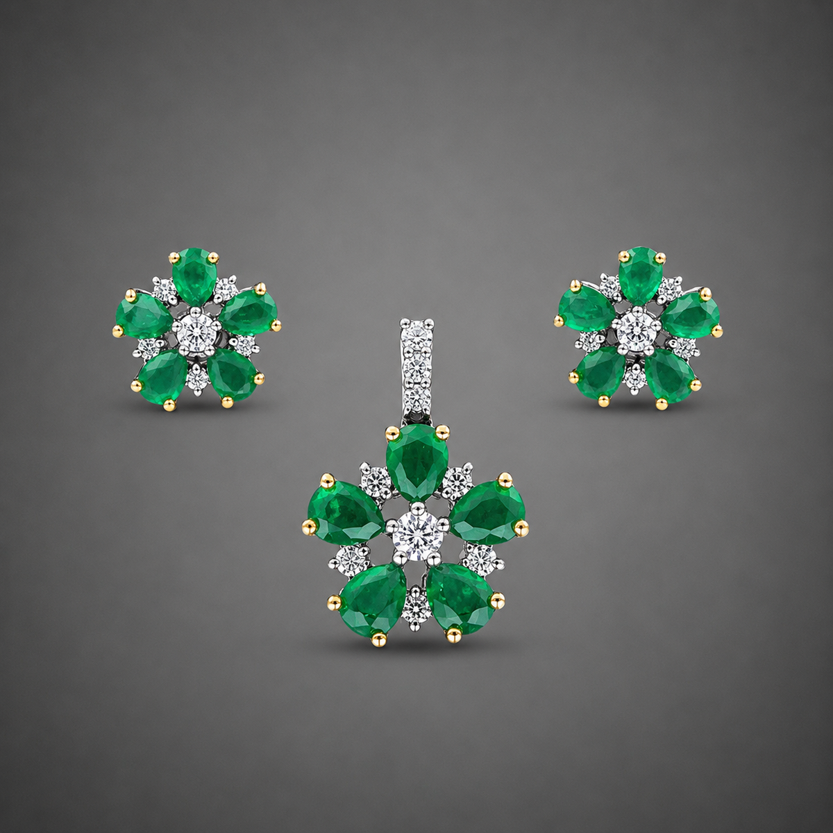 Emerald Fleur Set