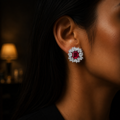 Ruby Imperial Earrings
