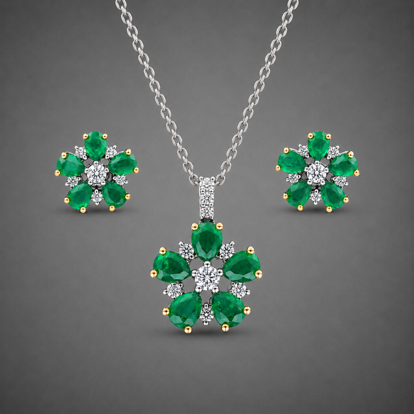 Emerald Fleur Set