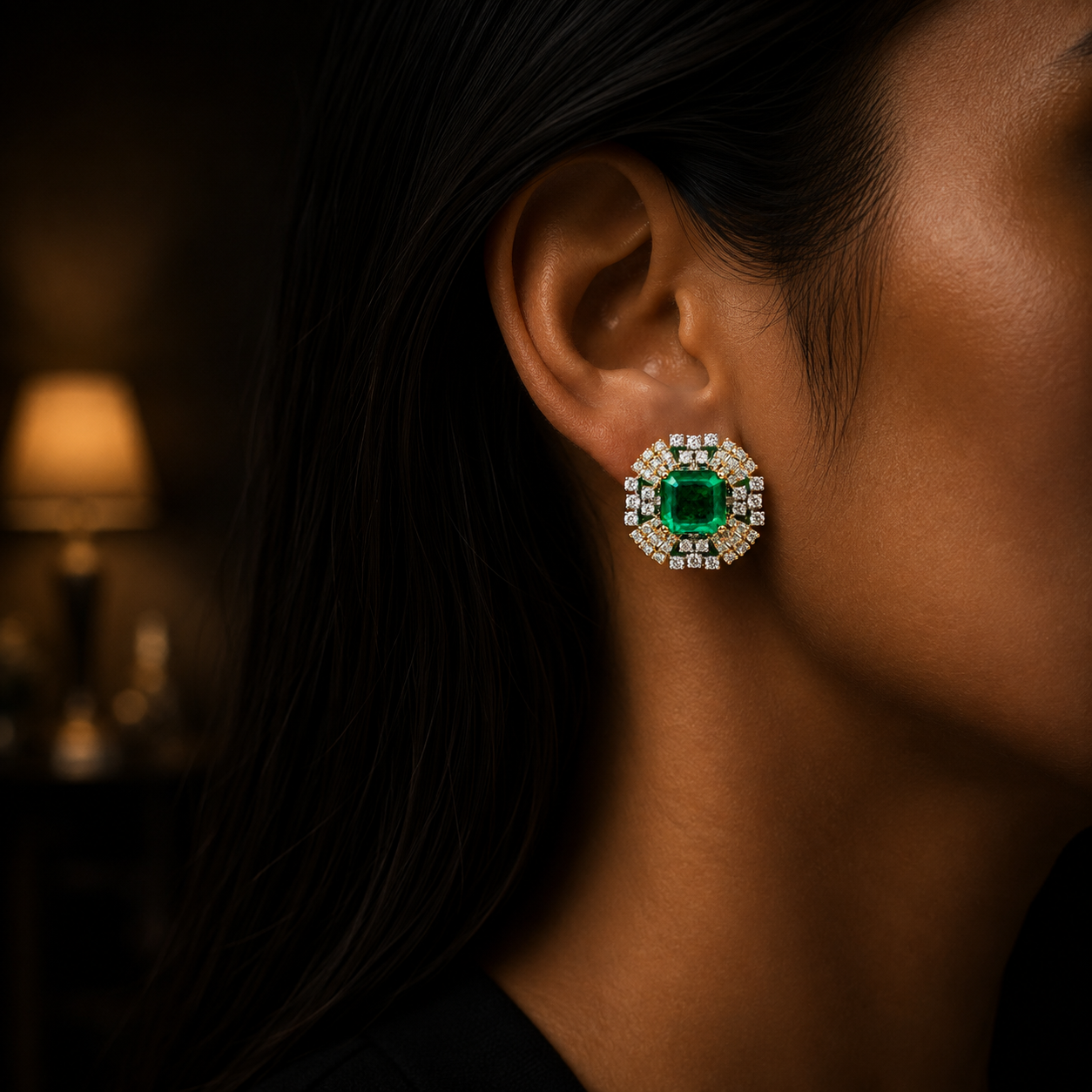 Emerald Royale Earrings