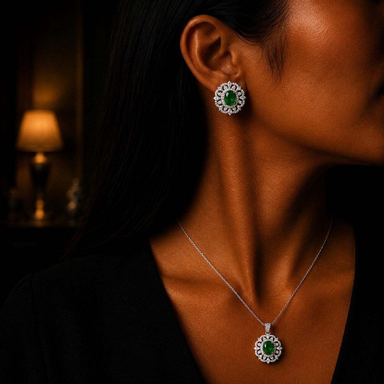The Emerald Élan Set