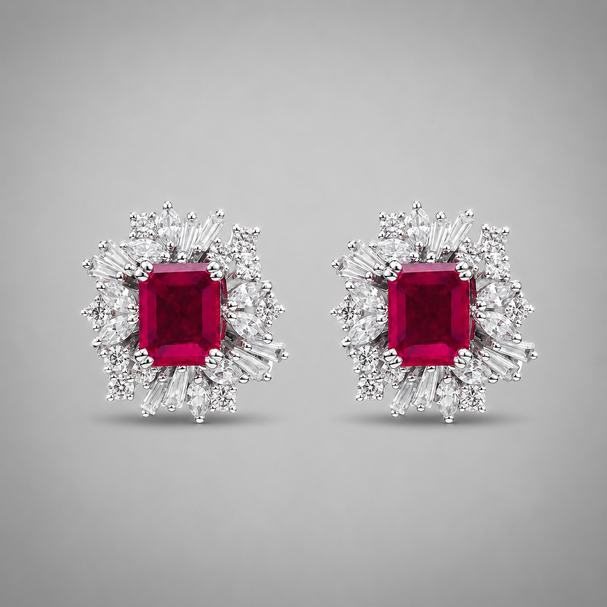 Ruby Imperial Earrings