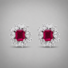 Ruby Imperial Earrings
